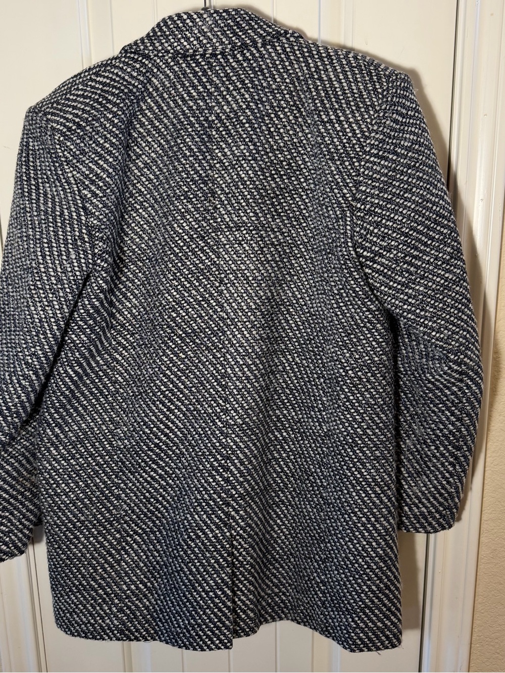 Express Metallic Tweed Double Breasted Blazer Coat Size M - Picture 5 of 10